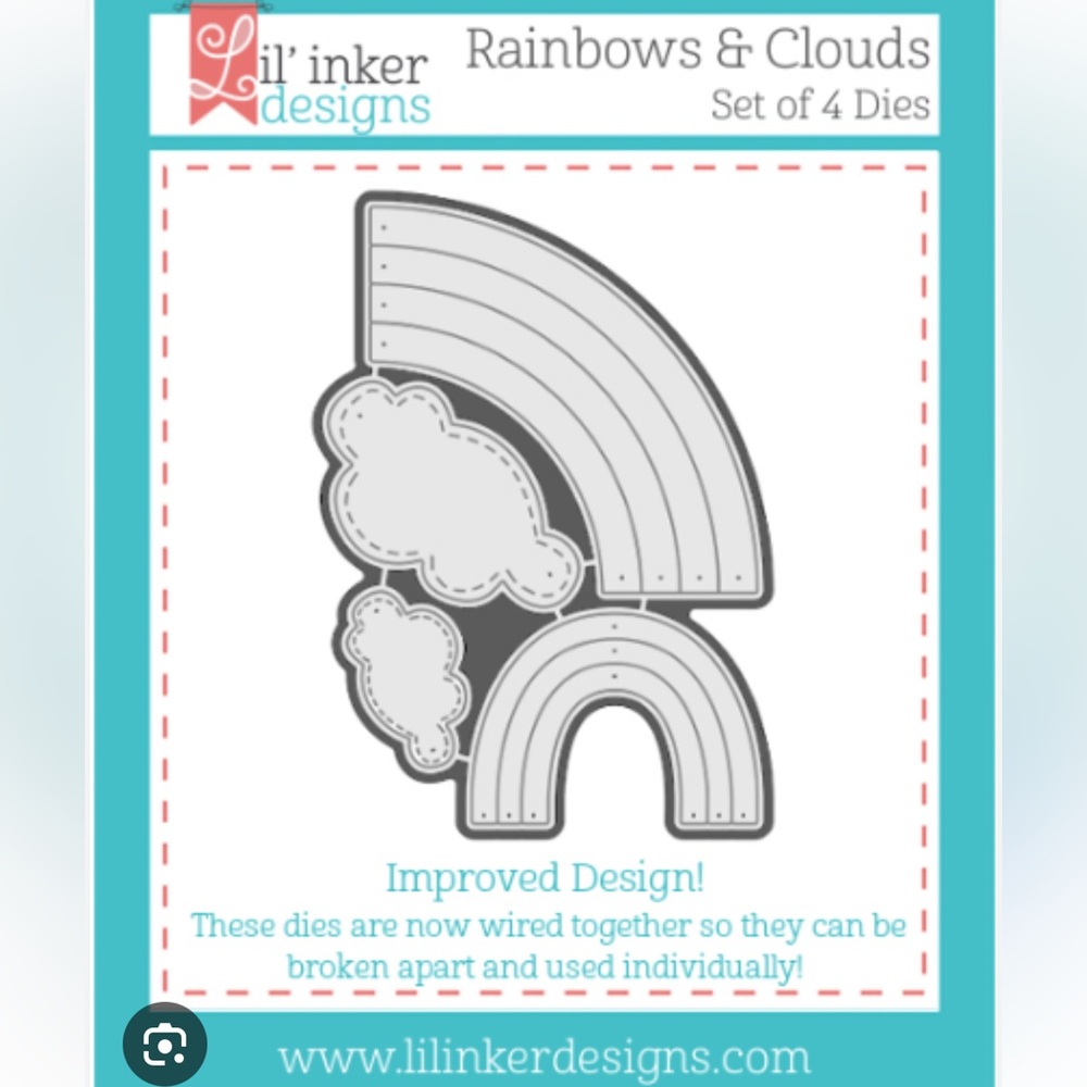Lil’ Inker Designs Stitched Clouds Die Set